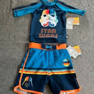 Disney Star Wars Stormtrooper Rashguard Suit, Size 4